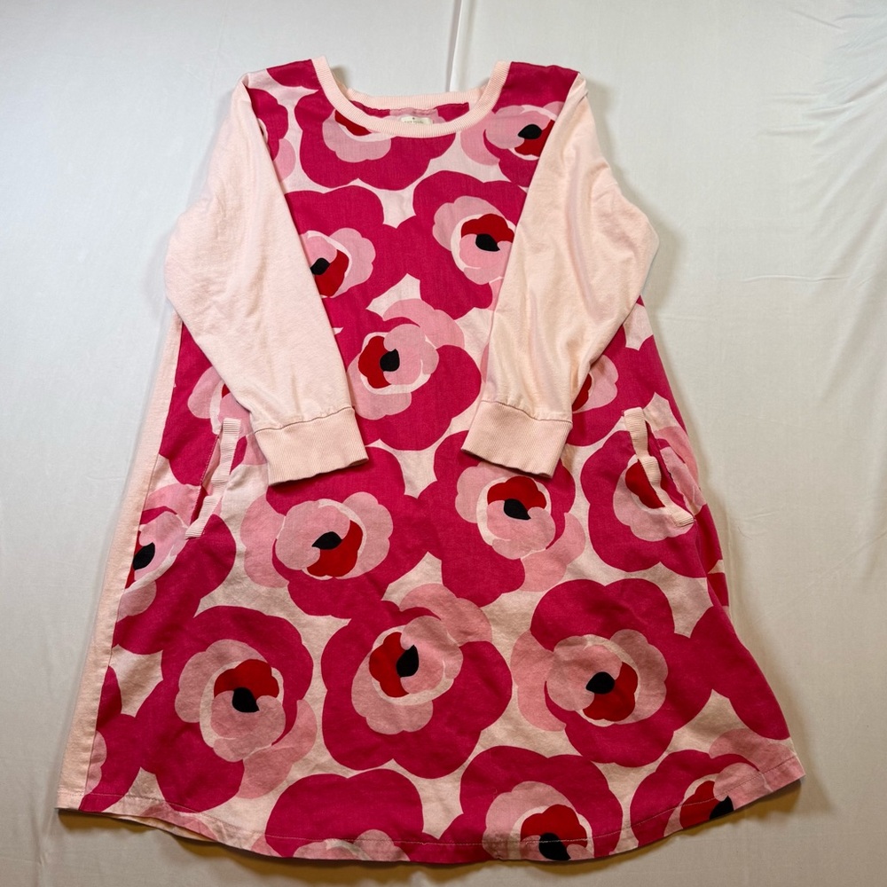 kate spade Pink Floral Long-Sleeve A-Line Dress
